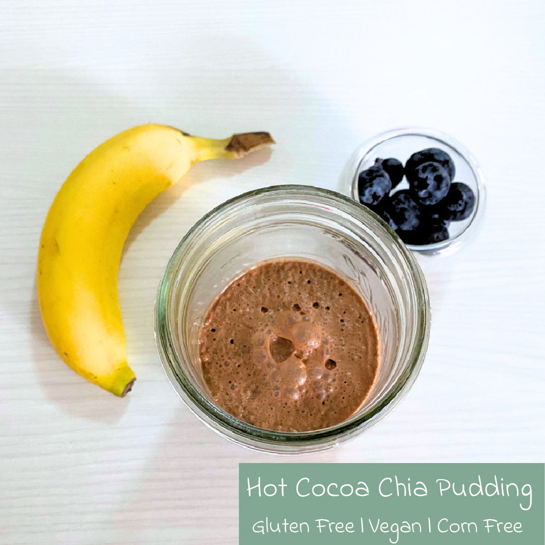 Dairy Free, Gluten Free Hot Cocoa Chia Pudding Recipe