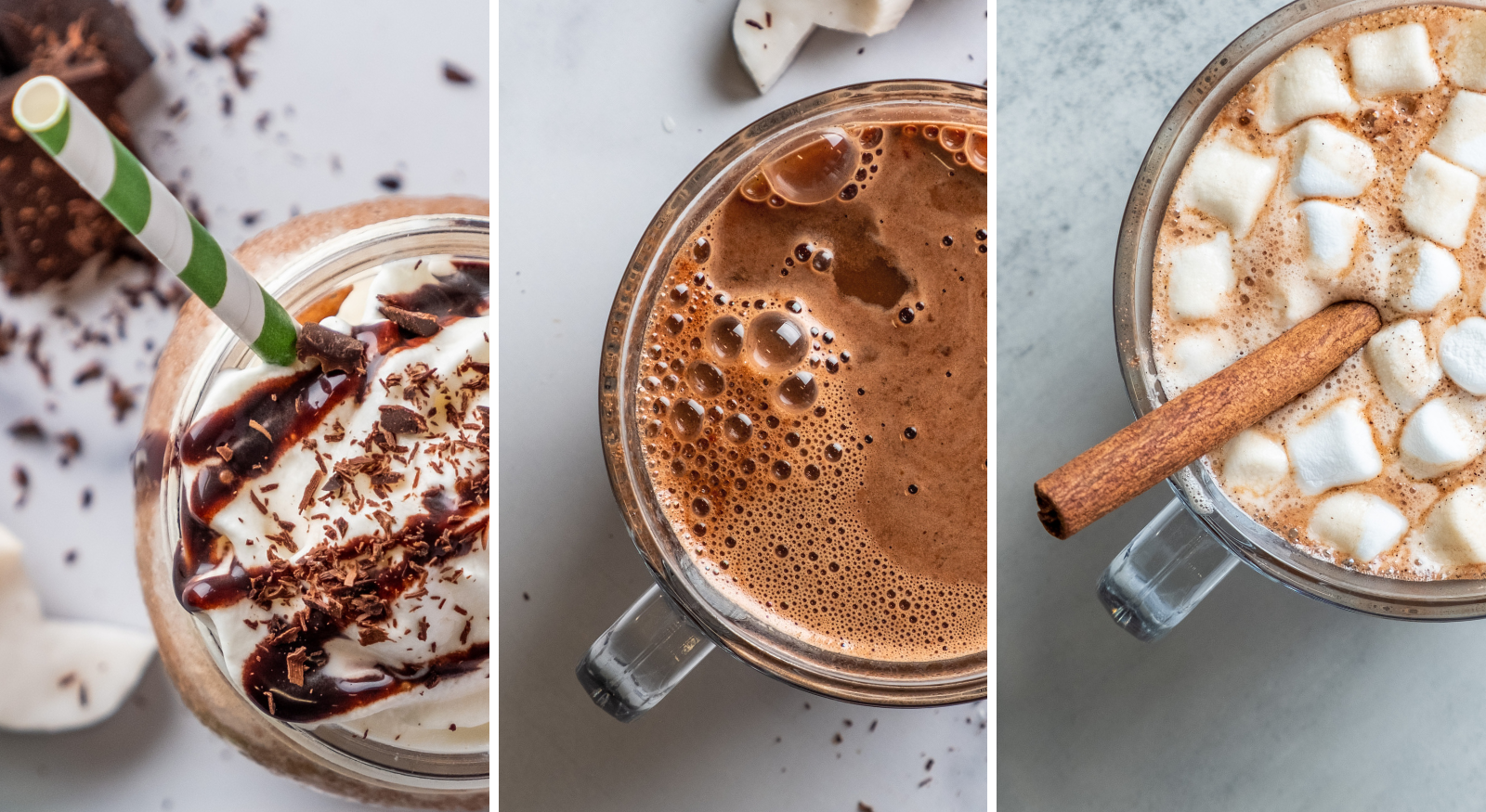 Dairy Free Soy Free Paleo Vegan and Gluten Free Hot Chocolate Frozen Hot Cocoa Mixes
