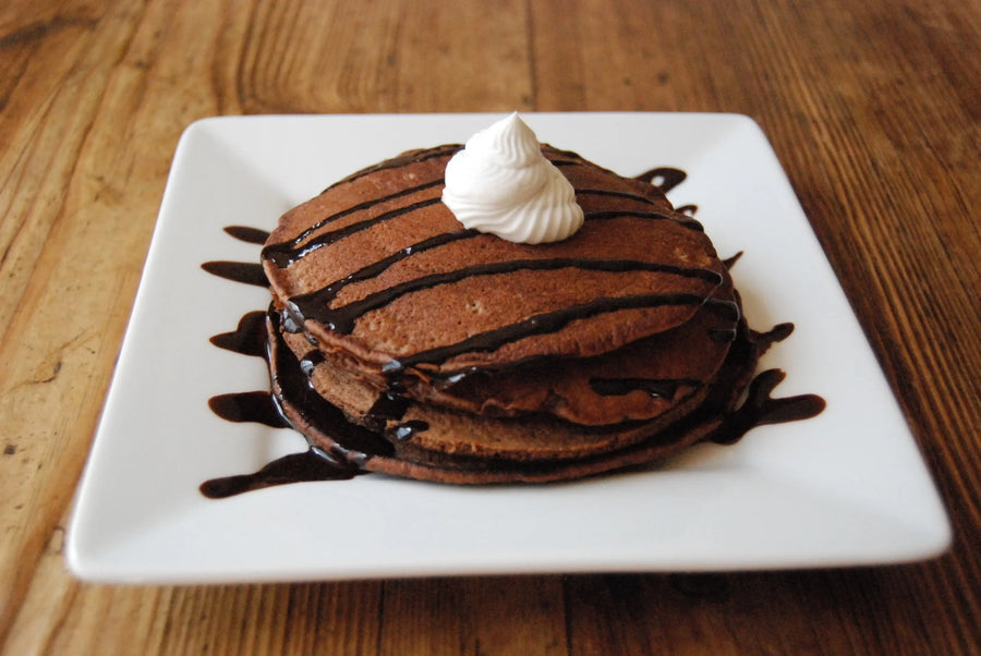 Delicious Hot Cocoa Pancakes