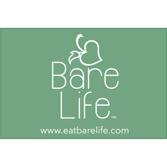 Bare Life Official | Glass Mason Jar Mug, Green Lid & Sticker