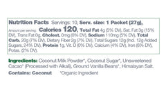 Instant Dairy Free Coconut Hot Cocoa Mix  |  10 Pack Single Serving |Gluten Free, Vegan and Organic