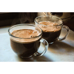 Mezcla instantánea de chocolate caliente de coco sin lácteos | Porción individual | Sin gluten, vegano y orgánico